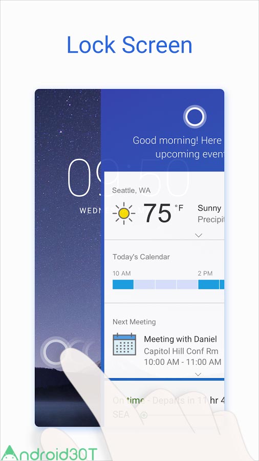 دانلود Microsoft Cortana – Digital assistant 3.3.3.2854 – برنامه ی دستیار دیجیتال اندروید